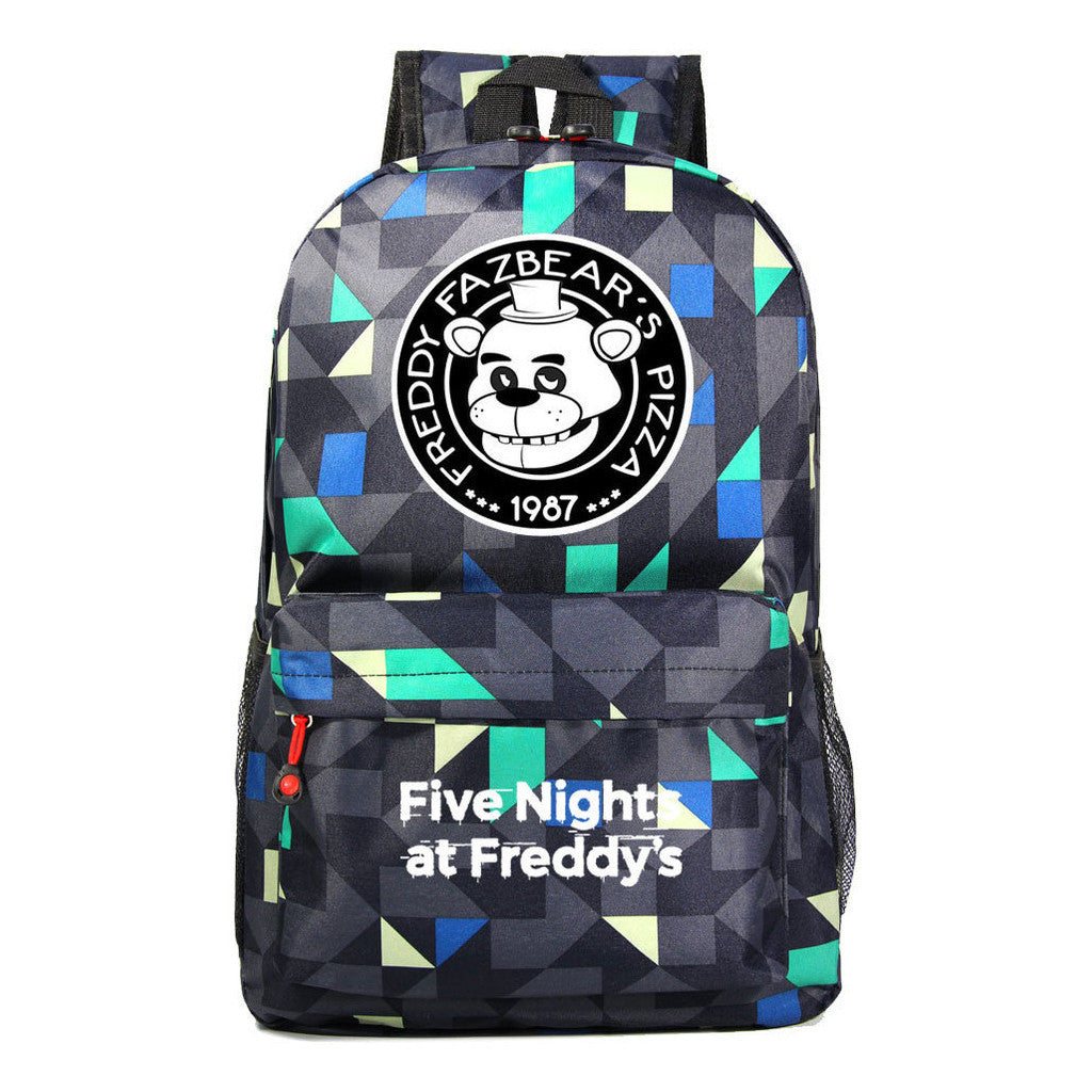 Fashion Toy Bear Game Fashion Starry Sky Youth Student Backpack Men's And Women's Leisure Backpack