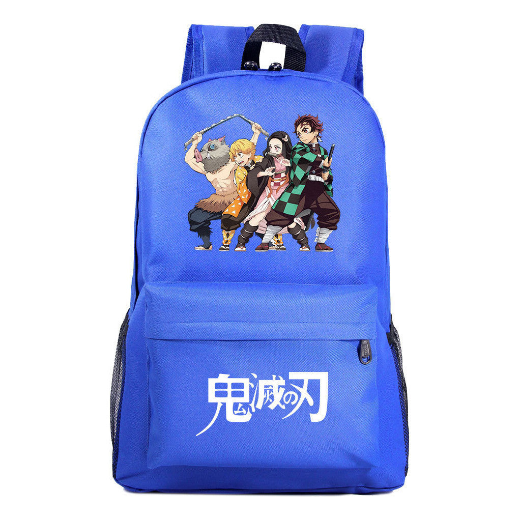 Cartoon Fashion Printed Youth Student Backpack For Men And Women's Leisure Backpack