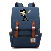Printed Teenage Student Backpack For Men And Women With Casual Belt Buckle Classic Backpack