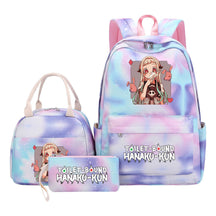 Teenage Student Girl Backpack Lunch Bag Three Piece Set Backpack Set