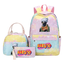 Naruto Student Girl Backpack Lunch Bag Three Piece Set Backpack Set