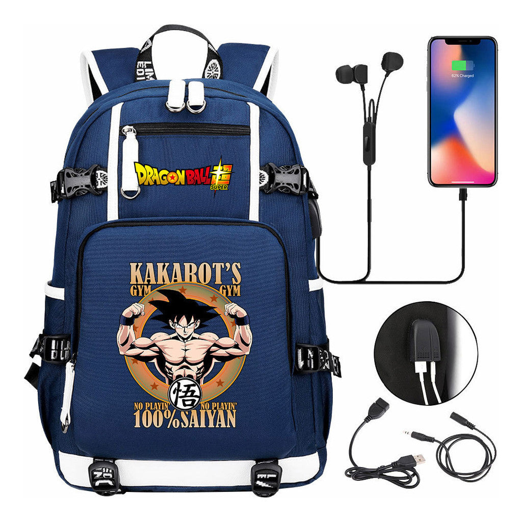 Usb Large Capacity Youth Student Backpack For Men And Women's Leisure Travel Backpack