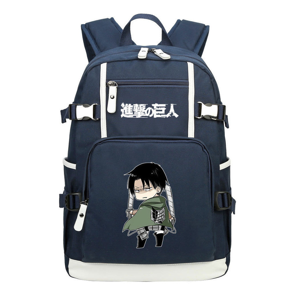 Giant Soldier Captain Alan Of Anime Attack Student Backpacks, Men's And Women's Backpacks, Leisure Travel Backpacks, Backpacks