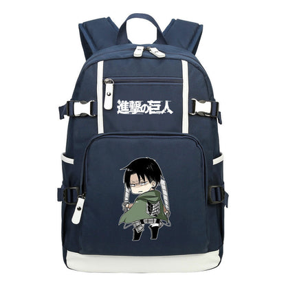 Giant Soldier Captain Alan Of Anime Attack Student Backpacks, Men's And Women's Backpacks, Leisure Travel Backpacks, Backpacks