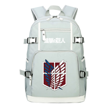 Giant Wings Of Anime Attack, Youth Student School Bag, Men's And Women's Backpack, Leisure Travel Backpack