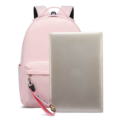 Printed Teenage Student Backpack Men And Women, Casual Bag Girls Backpack