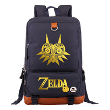 Golden Selda Kingdom Tear Print Youth Student School Bag Travel Bag Shoulder Travel Backpack