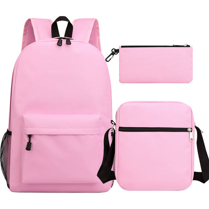 Starry Sky Youth Student School Bag Three Piece Set For Men And Women Backpack Set