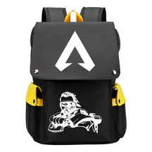Apex Hero Print Usb Charging Cap Head Style Student School Bag Casual Backpack