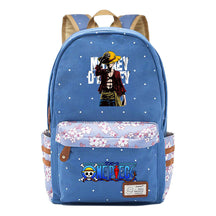 Anime Pirate Wang Lufei Printed Student School Bag Fragmented Flower Leisure Backpack