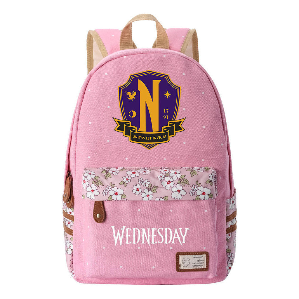 Printed Student Backpack, Fashionable And Casual Backpack