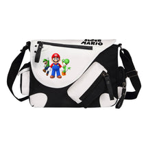 Super Mario Youth Student School Bag Canvas Shoulder Bag Casual Straddle Backpack