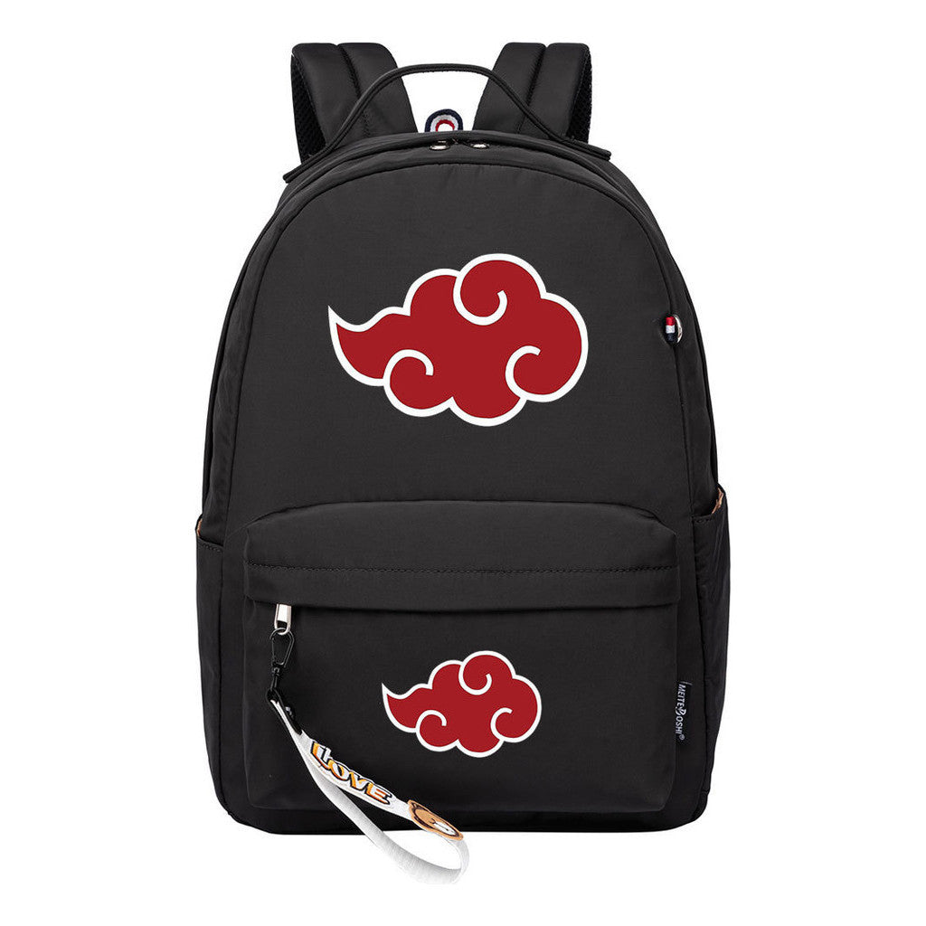 Naruto Printed Teenage Student Backpack, Casual Bag, Girl Backpack
