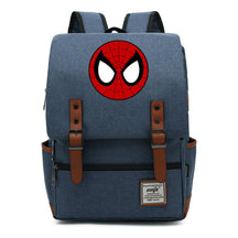 Superhero Printed Youth Student Backpack, Classic Backpack For Men And Women
