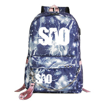 Sword God Domain Printed Usb Youth Student Backpack For Men And Women's Leisure Travel Backpack