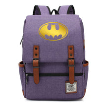 Golden Hero Batman Printed Youth Student School Bag Casual Belt Buckle Classic Backpack
