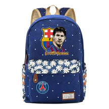 Sports Football Star Printed Youth Student Backpack For Men And Women's Leisure Backpack