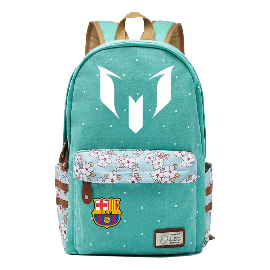 Printed Teenage Student Backpack For Men And Women's Leisure Backpack