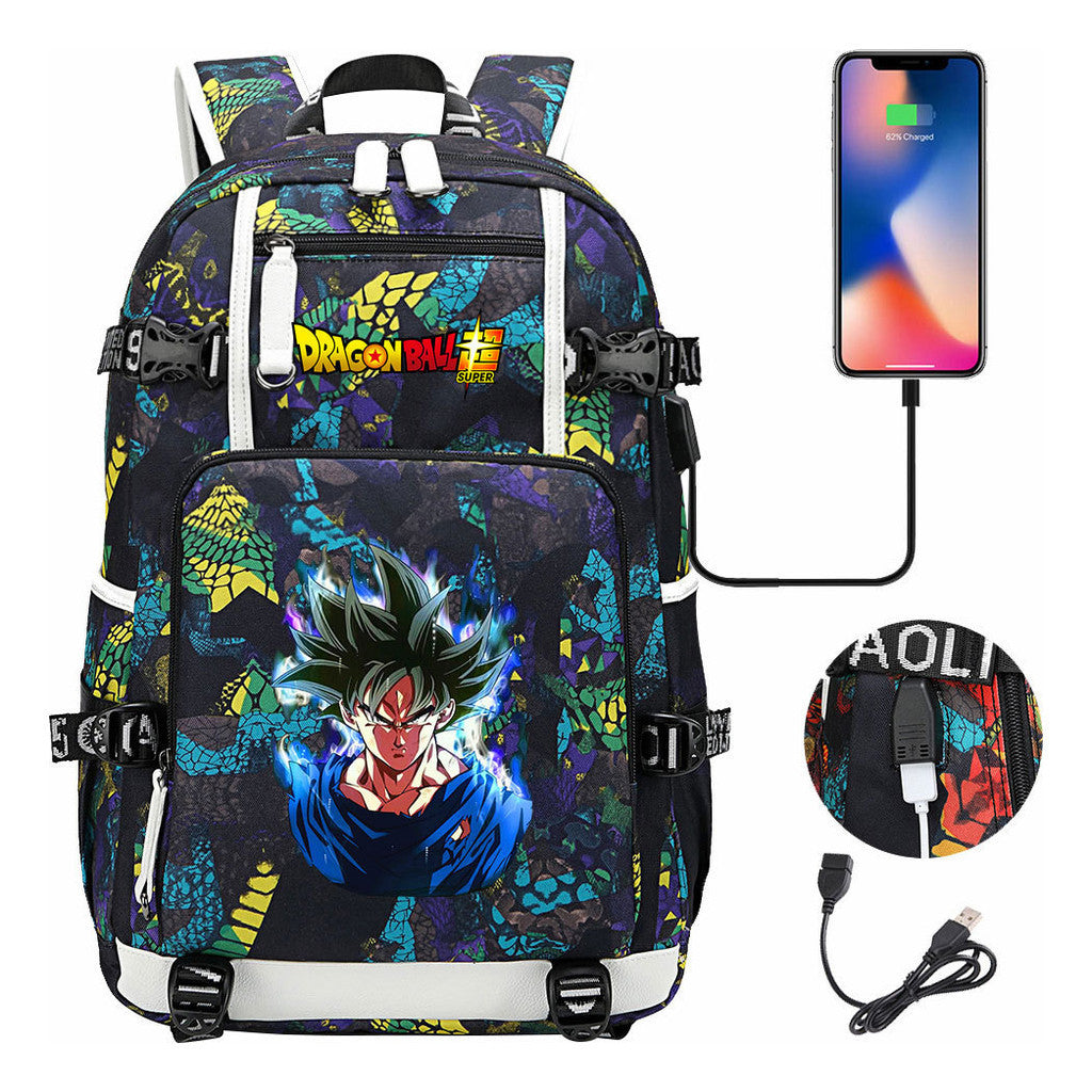 Sun Wukong Usb Large Capacity Youth Student Backpack For Leisure Travel Backpack
