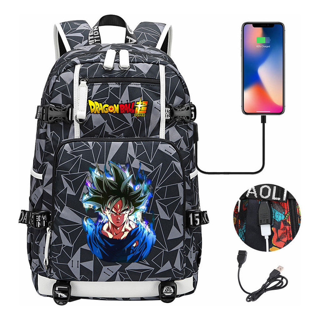 Sun Wukong Usb Large Capacity Youth Student Backpack For Leisure Travel Backpack