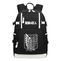 Giant Winged Soldier Captain Of Anime Attack Student Backpack, Leisure Travel Backpack