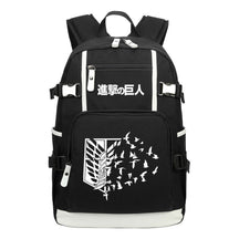 Giant Winged Soldier Captain Of Anime Attack Student Backpack, Leisure Travel Backpack