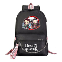 Cartoon Ribbon Youth Student School Bag Men's And Women's Leisure Travel Backpack