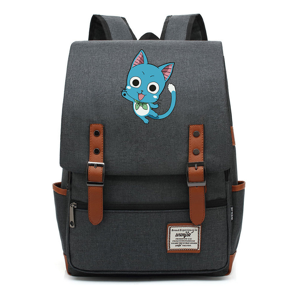 Printed Schoolbags Young Students And Classic Backpacks With Belt Buckles  Men And Women 38*27*12.5cm
