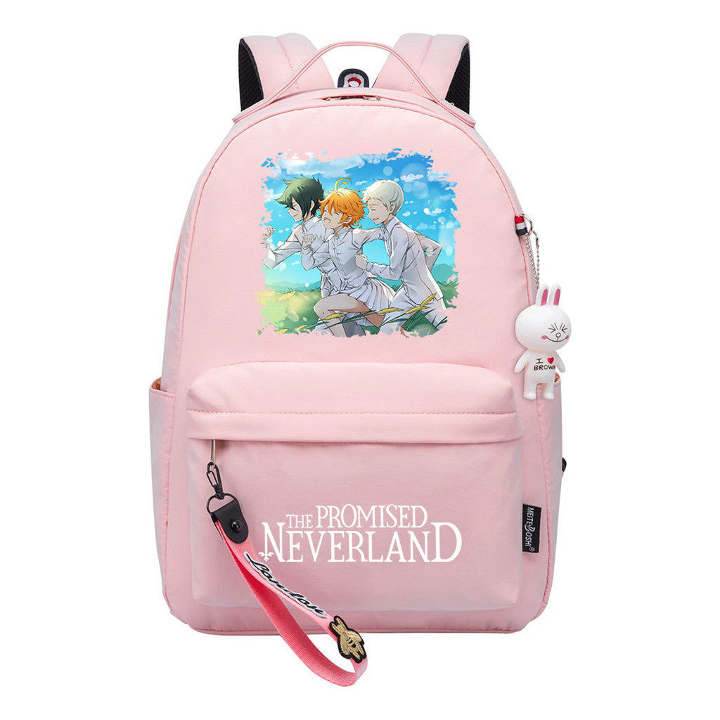 Printed Teenage Student Backpack, Casual Bag, Girl Backpack