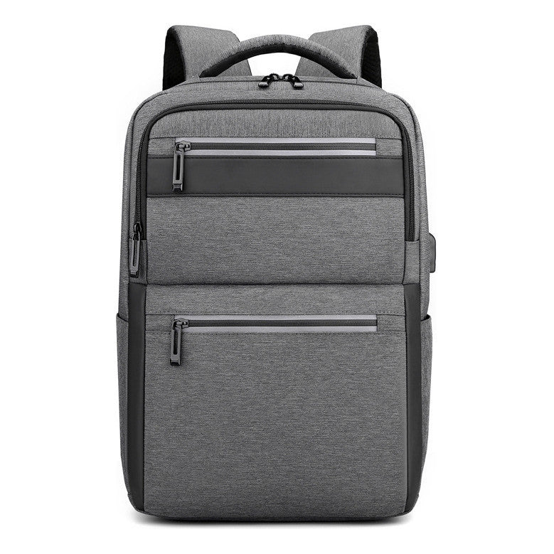 Usb Backpack, Large Capacity Computer Bag, Casual Student Backpack, Minimalist Travel Bag