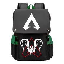 Apex Hero Print Usb Charging Head Youth School Bag Casual Backpack