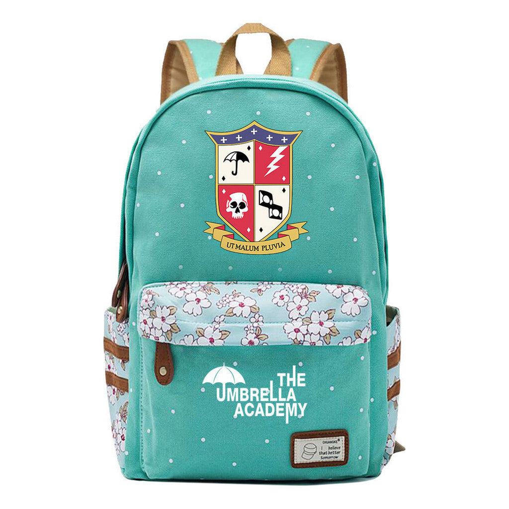 Printed Teenage Girls Backpack, Fashionable And Casual Backpack