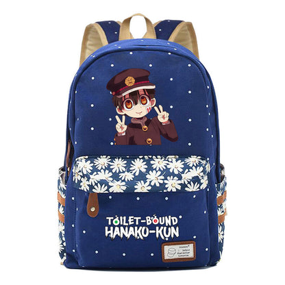 Ground Bound Youth Huazijun Student School Bag Leisure Backpack