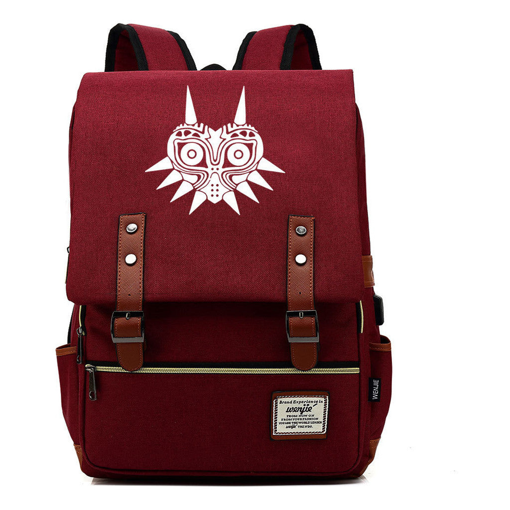 Game The Tear Seal Of The Kingdom Of Zelda Student Backpack Usb Men's And Women's Leisure Backpack