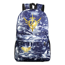Golden Printed Youth Student Backpack Men And Women's Leisure Backpack