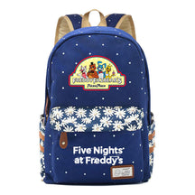 Toy Bear Game, Fashionable Print, Teenage Girl Student Backpack, Casual Canvas Backpack