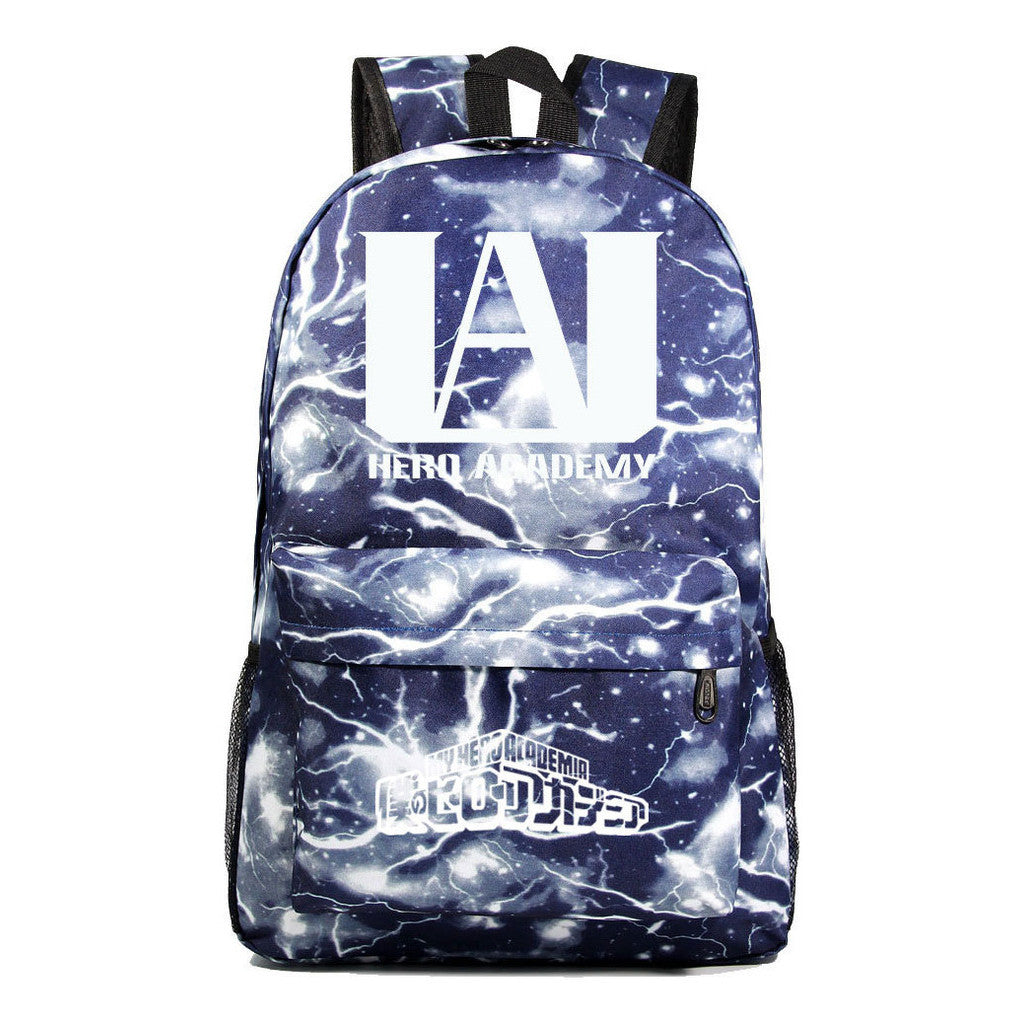 Cartoon Fashion Anime My Hero Academy Printed Youth Student Backpack Men's And Women's Leisure Backpack