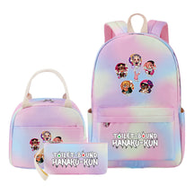 Student Girl Backpack Lunch Bag Three Piece Set Backpack Set