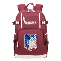 Giant Wings Of Cartoon And Anime Attack Youth Student Backpack, Leisure Travel Backpack