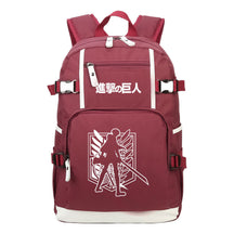 Giant Winged Soldier Captain Of Anime Attack Student Backpack, Leisure Travel Backpack