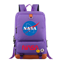 Nasa Fashion Printed Youth Student School Bag Large Capacity Travel Bag Men's And Women's Backpack