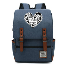 School Of Witchcraft And Wizardry Printed Youth Student School Bag Casual Belt Buckle Classic Backpack