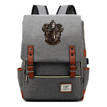 Academy Of Magic Teen Student School Bag Usb Casual Belt Buckle Backpack