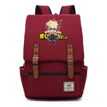 Anime My Heroes Academy Printed Youth Student Backpack Men's And Women's Leisure Belt Buckle Classic Backpack 38*27*12.5cm