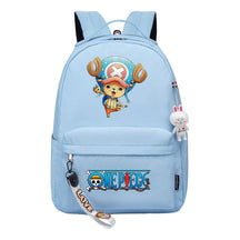 Cartoon Cartoon One Piece Luffy Schoolbag Leisure Bag Girls Backpack