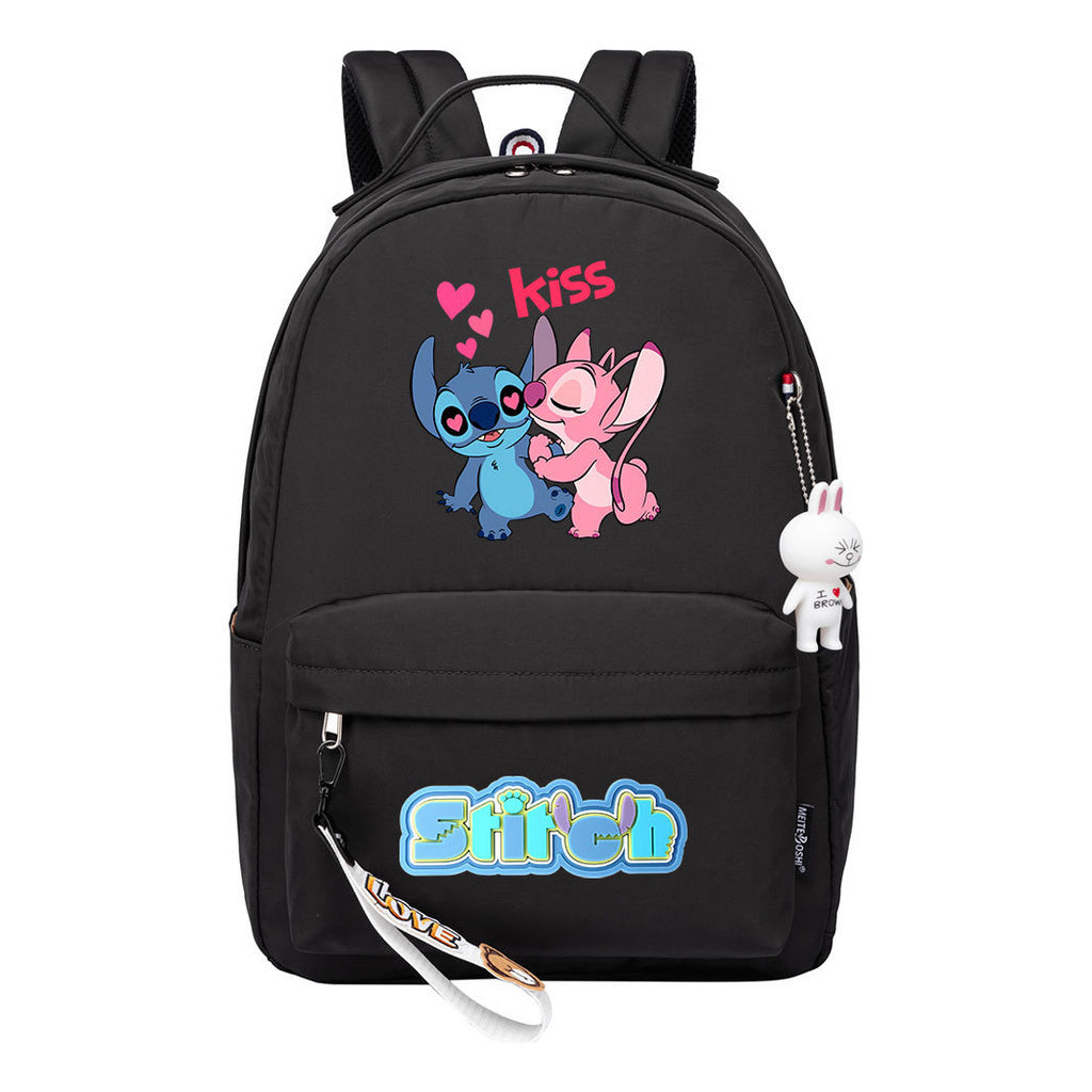 Interstellar Baby Stitch Printed Youth Student School Bag For Men And Women Leisure Travel Bag For Women Backpack