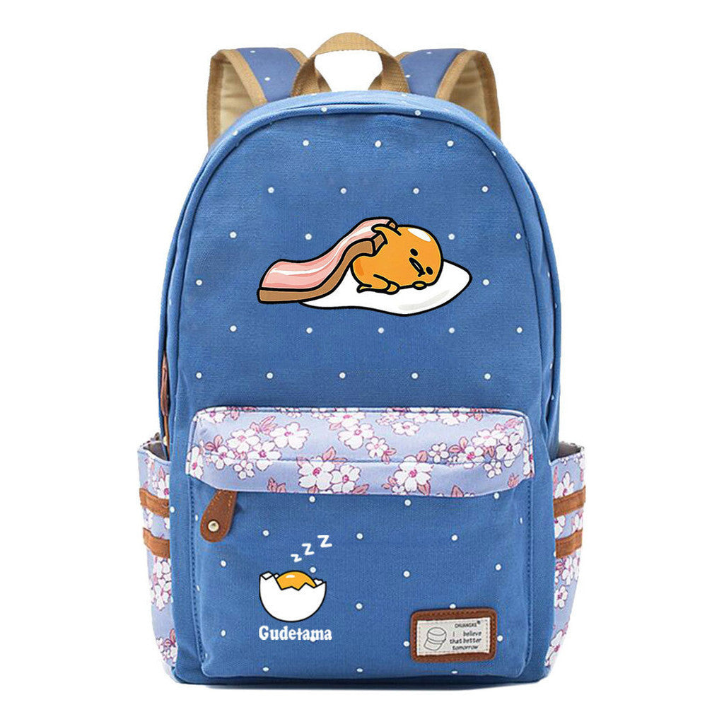 Riman Egg Yolk Student School Bag Leisure Backpack