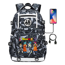Seven Dragon Ball Usb Youth Student School Bag Men's And Women's Backpack Leisure Travel Bag
