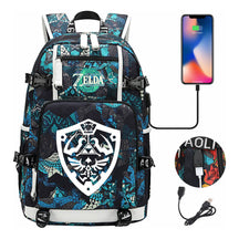 Printed Teenage Student Backpack For Men And Women's Leisure Travel Backpack