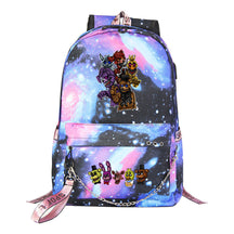 Toy Bear Game Usb Youth Student Backpack For Men And Women Leisure Travel Backpack